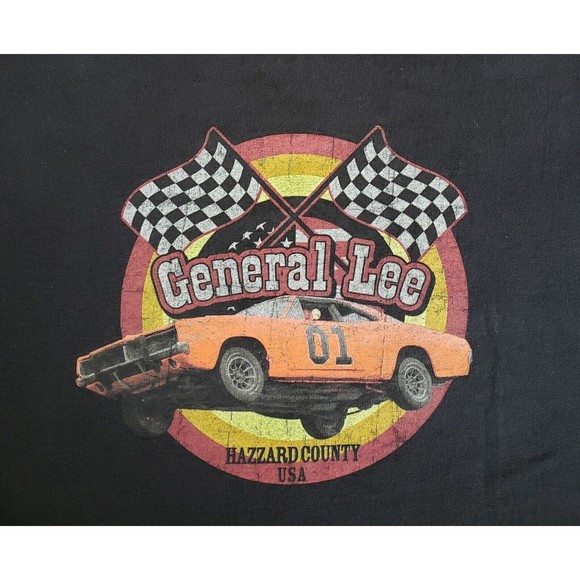Unbranded Other - Vintage 1997 General Lee Hazzard County USA Size Large Black Shirt